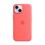 Apple iPhone 15 Silicone Case with MagSafe - Guava