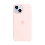 Apple iPhone 15 Silicone Case with MagSafe - Light Pink