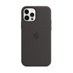 Apple Silikonový kryt s MagSafe na iPhone 12 a 12 Pro – černý 