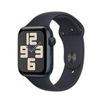 Apple Watch SE GPS 44mm temně inkoustové hliníkové pouzdro s temně inkoustovým sportovním řemínkem - M/L