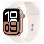 Apple Watch Series 10 42mm Rose Gold Aluminium Case with Light Blush Sport Band - M/L