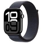 Apple Watch Series 10 46mm Jet Black Aluminium Case with Ink Sport Loop