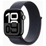 Apple Watch Series 10 Cellular 42mm Jet Black Aluminium Case with Ink Sport Loop