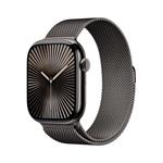 Apple Watch Series 10 Cellular 42mm Slate Titanium Case with Slate Milanese Loop