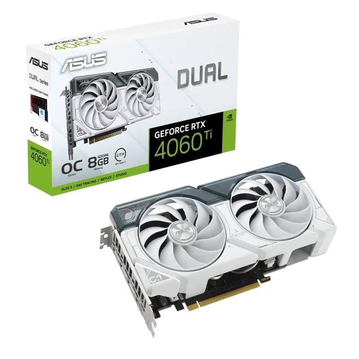 ASUS DUAL GeForce RTX 4060 Ti 8G OC White Edition