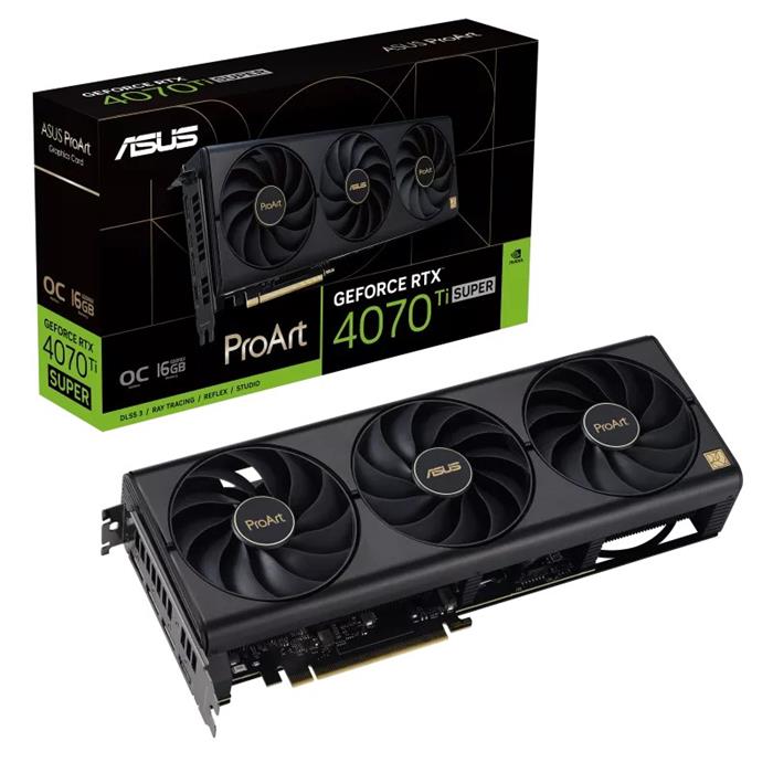 ASUS ProArt GeForce RTX 4070 Ti SUPER 16GB GDDR6X OC