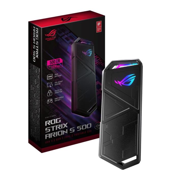 ASUS Strix Arion 500GB externí SSD, USB 3.1, černý