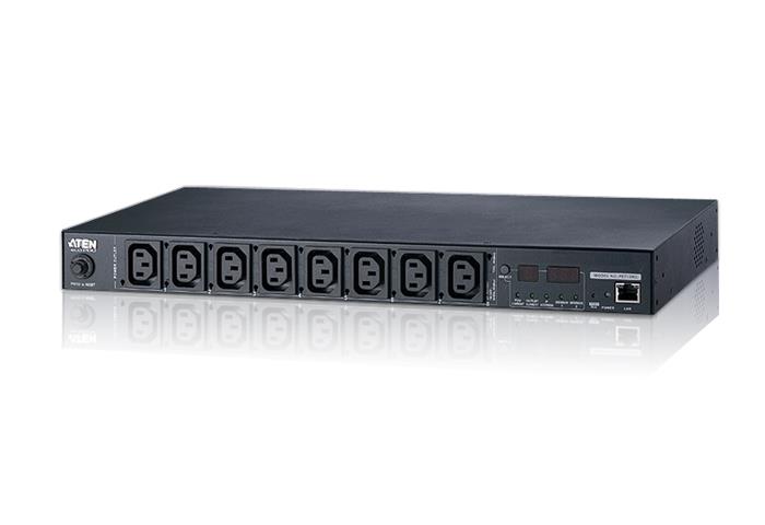 Aten 15A/10A 8-Outlet 1U Outlet-Metered eco PDU