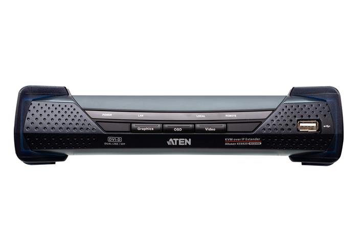 ATEN 2K DVI-D Dual-Link KVM over IP Receiver with Dual SFP