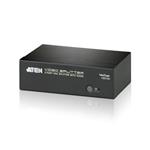 Aten VS0102, Rozbočovač VGA + audio na 2 monitory, RS232, 450MHz