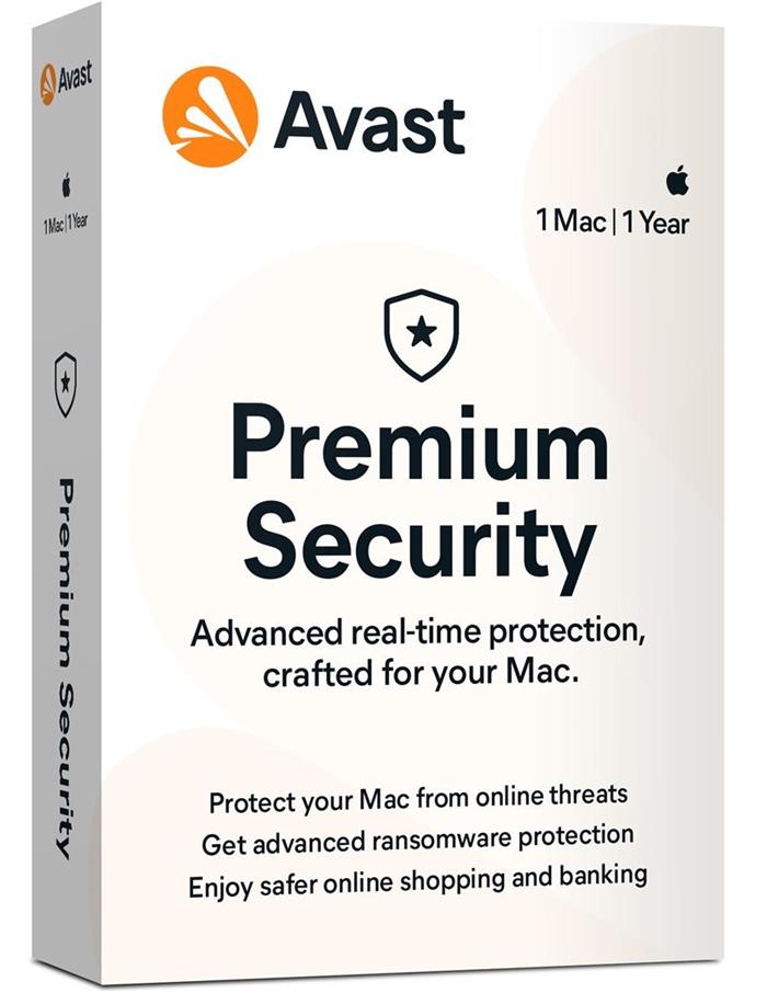 Avast Premium Security for Mac 1 PC, 1 rok