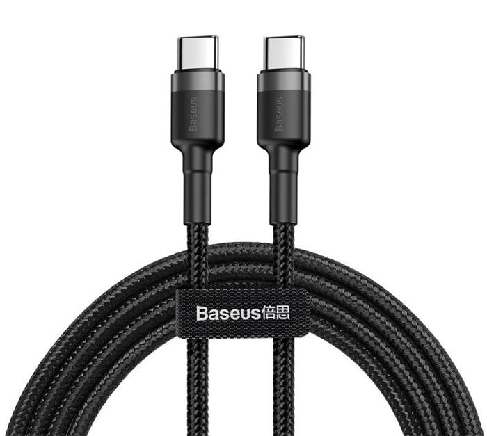 Baseus Cafule propojovací USB-C kabel, 60W, 2m, Gray/Black