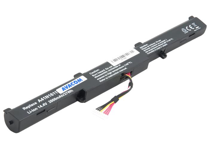 Baterie AVACOM pro Asus G553, GL753, N552 Li-Ion 14,4V 2600mAh 37Wh