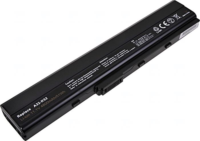 Baterie T6 power Asus A42, A52, B53, K42, K52, P52, N82, X42, X52, 6cell, 4600mAh