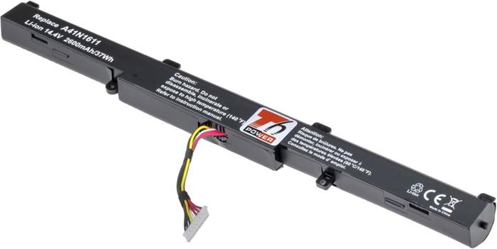 Baterie T6 power Asus GL752, N552, N752, FX553, G553, GL553, 2600mAh, 37Wh, 4cell, Li-ion