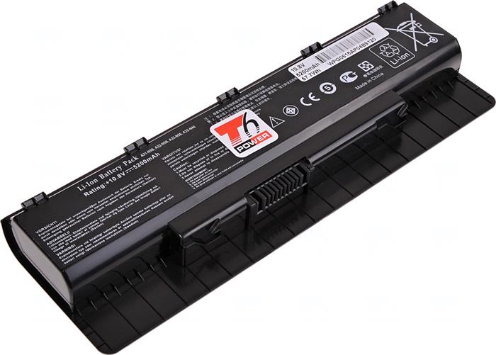 Baterie T6 power Asus N46, N56, N76, 6cell, 5200mAh