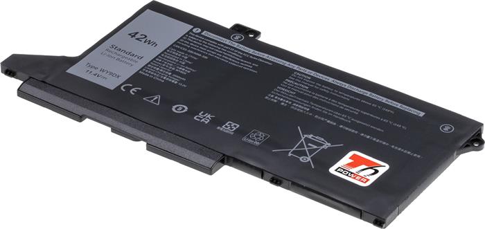 Baterie T6 Power Dell Latitude 5420, 5520, Precision 3560, 3680mAh, 42Wh, 3cell, Li-pol