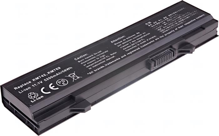 Baterie T6 power Dell Latitude E5400, E5410, E5500, E5510, 6cell, 5200mAh