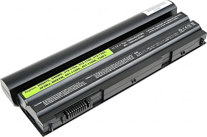 Baterie T6 power Dell Latitude E6420, E6430, E6520, E6530, E5420, E5430, E5520, 9cell, 7800mAh