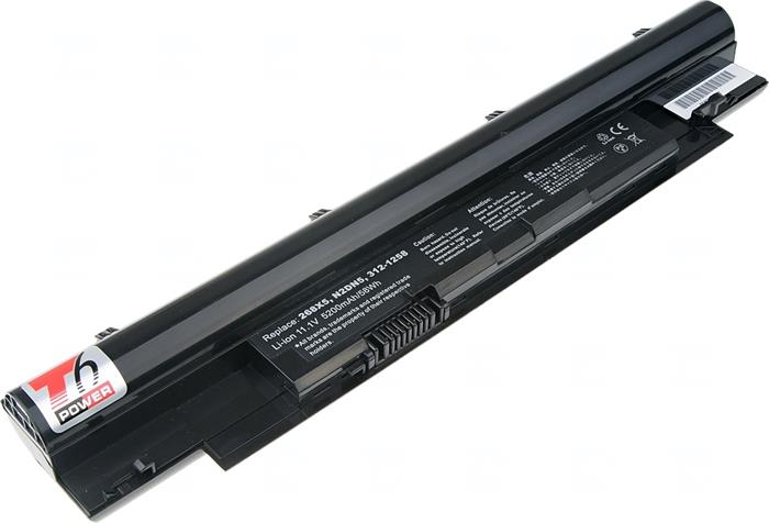 Baterie T6 power Dell Vostro V131, Latitude 3330, Inspiron N311z, N411z serie, 6cell, 5200mAh