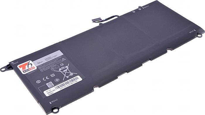 Baterie T6 power Dell XPS 13 9343, 13 9350, 7000mAh, 52Wh, 4cell, Li-pol