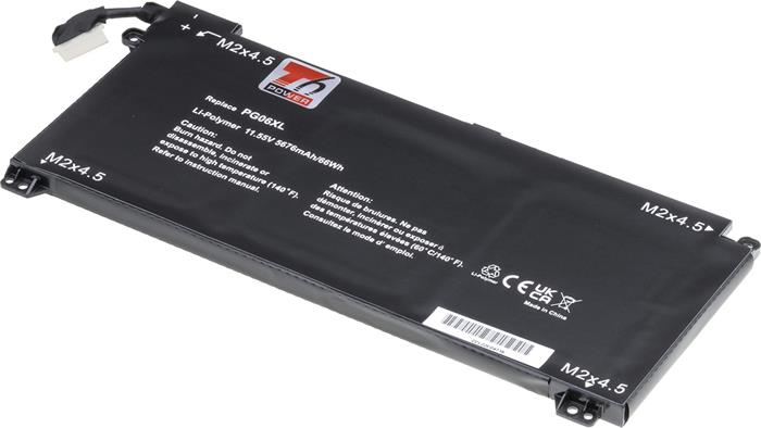 Baterie T6 Power HP Omen 15-dh0000, Omen 15-dh1000, 5676mAh, 66Wh, 6cell, Li-pol