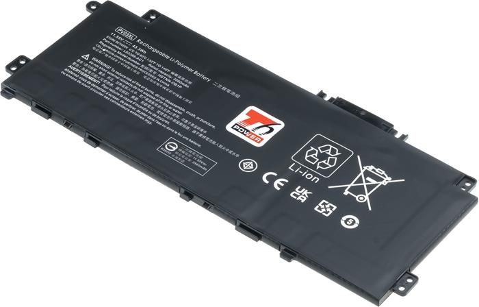 Baterie T6 Power HP Pavilion 13-bb0000, 14-dv0000, 14-ec0000, 3700mAh, 43Wh, 3cell, Li-poly