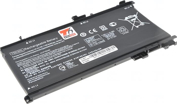 Baterie T6 power HP Pavilion 15-bc000, 15-bc200, Omen 15-ax000, 5330mAh, 61Wh, 3cell, Li-pol