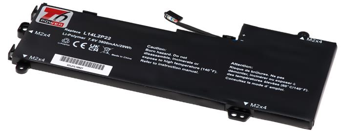 Baterie T6 Power Lenovo E31-70, E31-80, IdeaPad 510S-13IKB serie, 3800mAh, 29Wh, 2cell, Li-pol