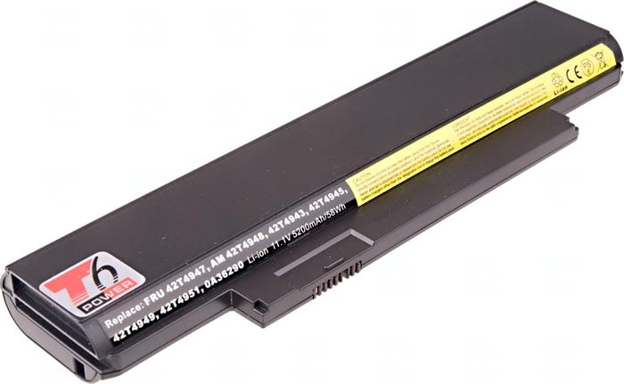 Baterie T6 power Lenovo ThinkPad Edge E120, E125, E320, E325, X121e, X130e, X131e, 6cell, 5200mAh