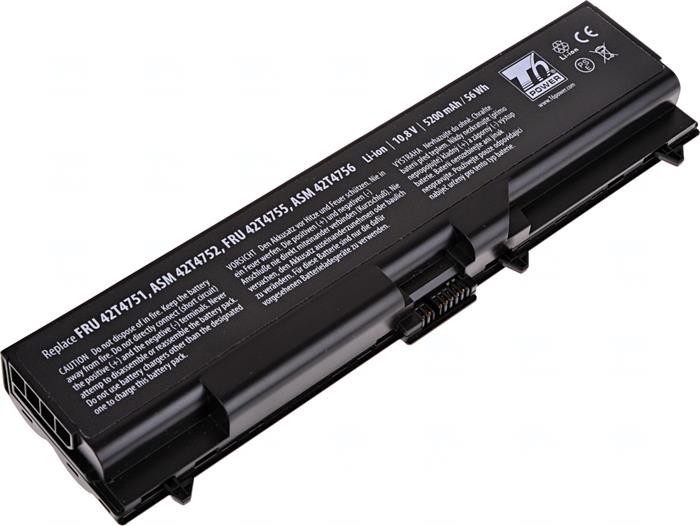 Baterie T6 power Lenovo ThinkPad T410, T420, T510, T520, L410, L420, L510, L520, 6cell, 5200mAh