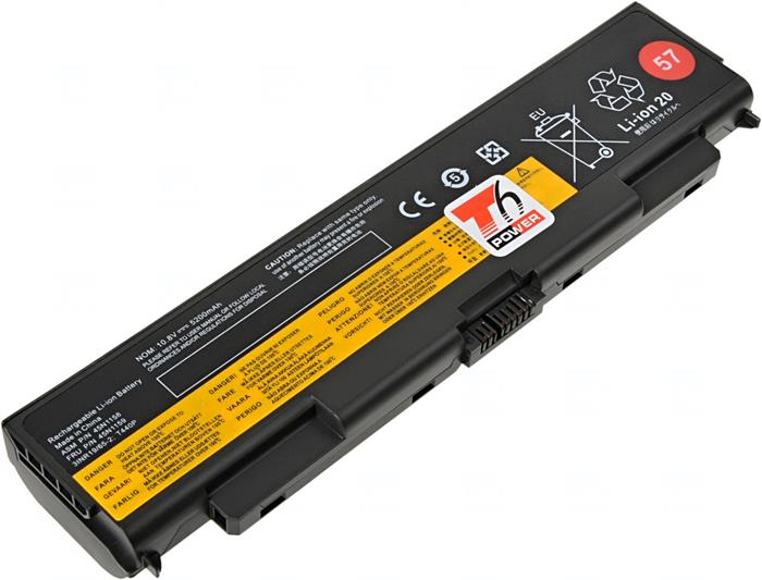 Baterie T6 power Lenovo ThinkPad T440p, T540p, W540, L440, L540 serie, 5200mAh