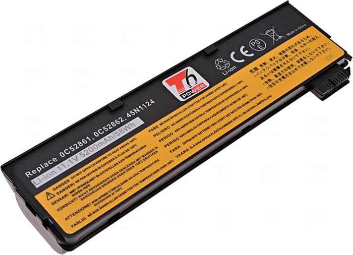 Baterie T6 power Lenovo ThinkPad T440s, T450s, T550, L450, T440, X240, X250, 68+, 6cell, 5200mAh