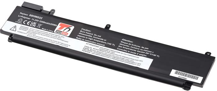 Baterie T6 Power Lenovo ThinkPad T460s, T470s, 2200mAh, 25Wh, 3cell, Li-Pol