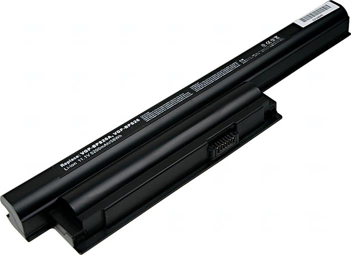 Baterie T6 power Sony Vaio VPC-CA, VPC-CB, VPC-EG, VPC-EH, VPC-EJ, VPC-EL serie, 6cell, 5200mAh