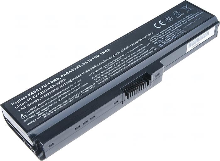 Baterie T6 power Toshiba Satellite L730, L735, L740, L745, L750, L755, L775, 6cell, 5200mAh