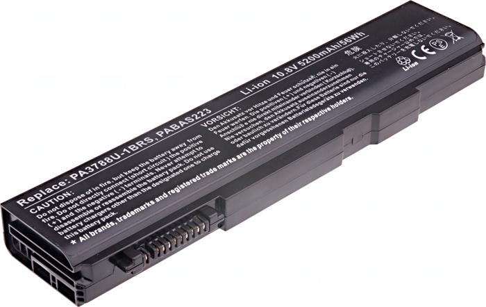 Baterie T6 power Toshiba Tecra A11, S11, M11, Satellite Pro S500, S750, 6cell, 5200mAh