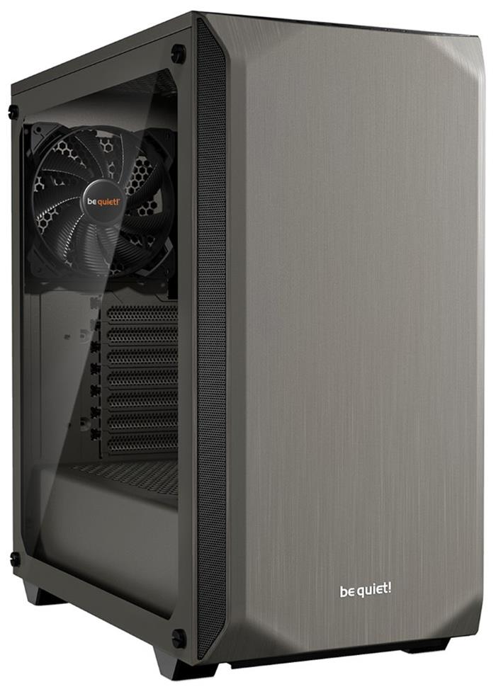 Be quiet! PURE BASE 500 Window, mid tower skříň, průhled, 2x USB 3.0, šedá