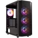 BitFenix skříň Garen / ATX / 4x120mm ARGB fan / 2xUSB 3.0 / USB 2.0 / tvrzené sklo / černá