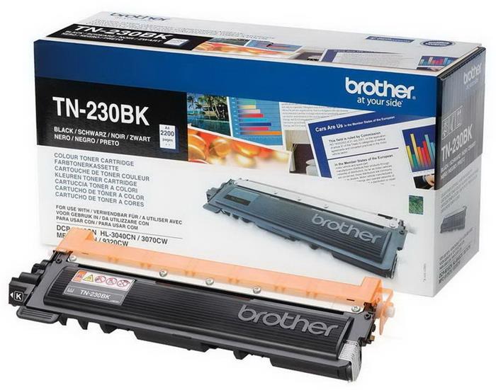 Brother TN-230BK, toner černý, 2 200 str.