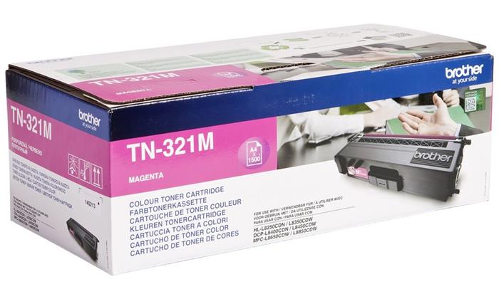 Brother TN-321M, purpurový toner, 1500 stran