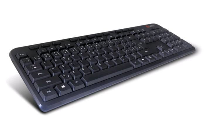 C-TECH CZ/SK KB-102M USB slim black multimediální