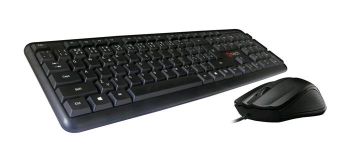 C-TECH KBM-102, set klávesnice s myší, USB, CZ