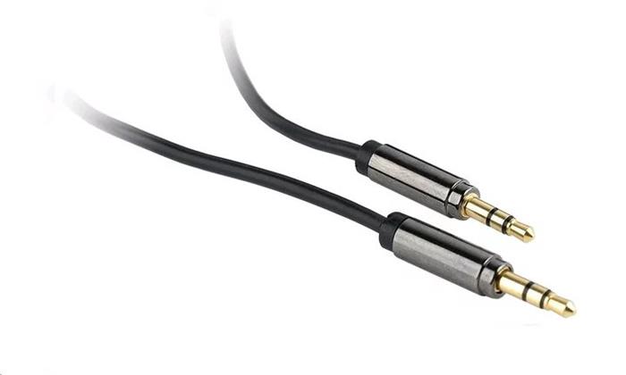 Cablexpert Premium propojovací kabel jack 3.5mm M/M, 1.8m, pozlacený