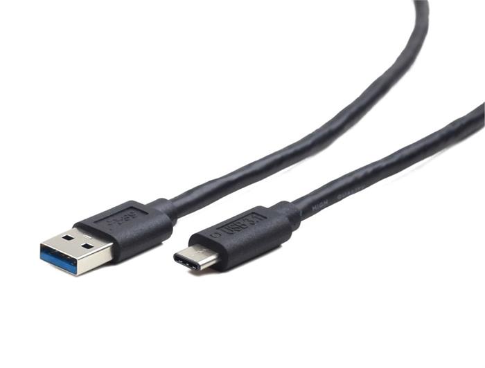 CABLEXPERT USB 3.0 kabel, Typ-A (M) na Typ-C (M), 1m, černý
