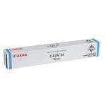 Canon C-EXV34, azurový toner, 19.000 stran