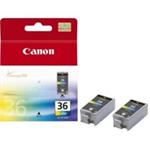 Canon CLI-36 barevná Twin Pack