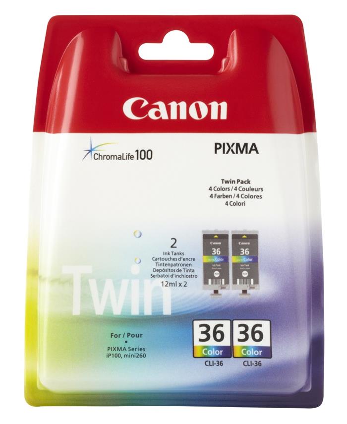 Canon CLI-36 Color Twin Pack