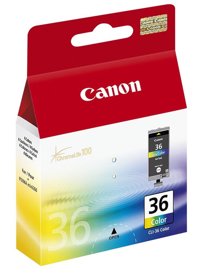 Canon CLI-36 Colour, barevná náplň