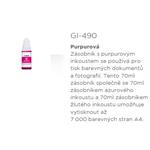 Canon GI-490 Magenta, purpurový inkoust, 70ml